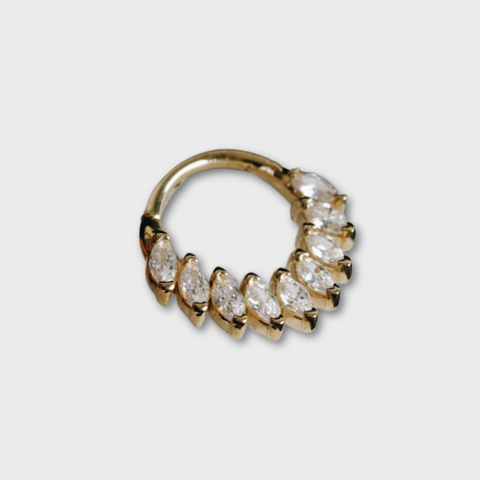 Clicker Raven Swarovski Oro