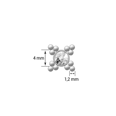 Top Cruz Ornamentada