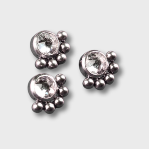 Top Cristal Ornamentado