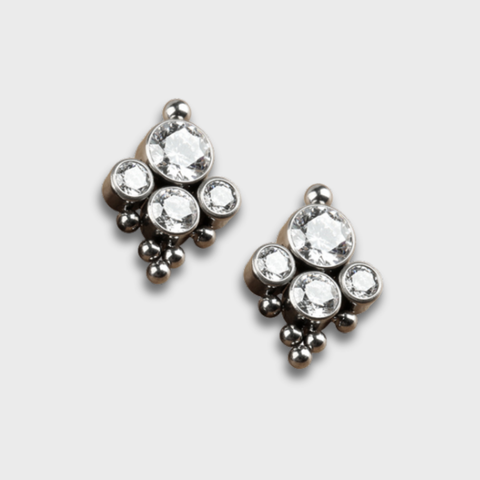 Top Ornamentado 4 Cristales