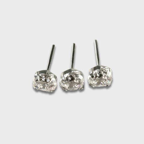 Top Prong Set Zircon (Push Pin)