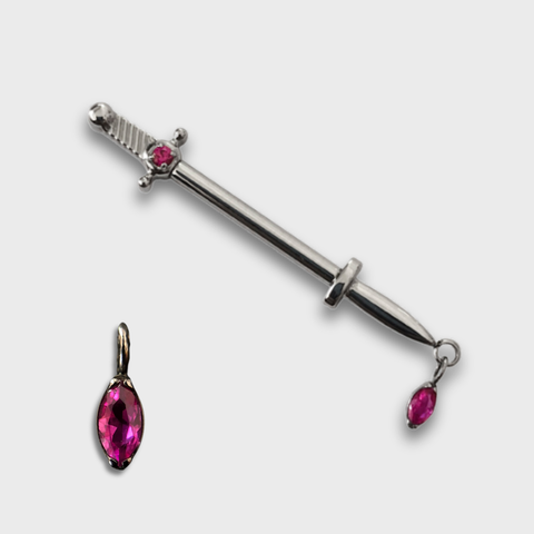Barbell Nipple Dagger (Push Pin)