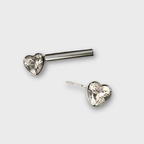 Barbell Nipple Heart (Push Pin)