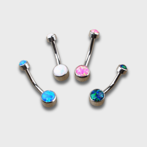 Navel Minimalista Opal Gem