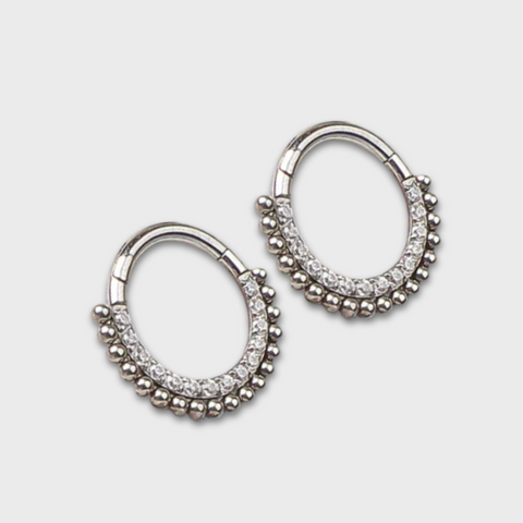 Clicker Multicristal Frontal Ornamentado