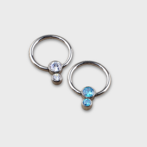 Captive Bead Doble Cristal