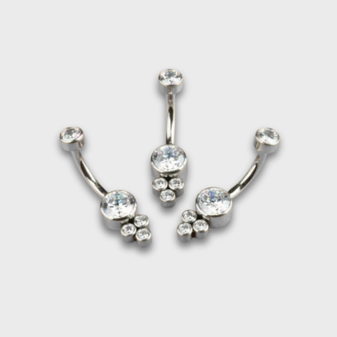 Navel Minimalista 4 Cristales