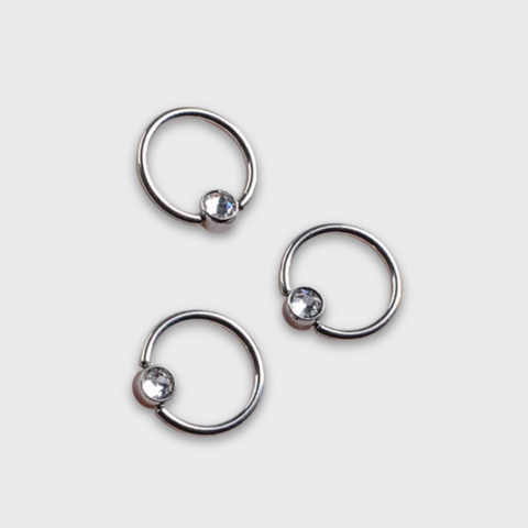 Captive Bead Cristal Zircon